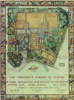 Children’s Garden at Lailani Master Plan, 1996, Kona, Hawai’i by Calley O’Neill.